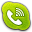 Skype Phone Alt Green Icon 32x32 png